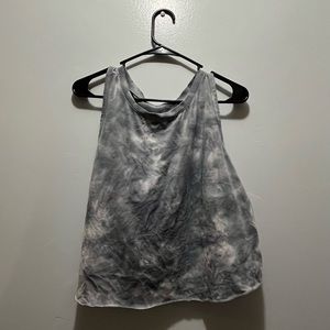 Grey Tie-Dye Tank Top